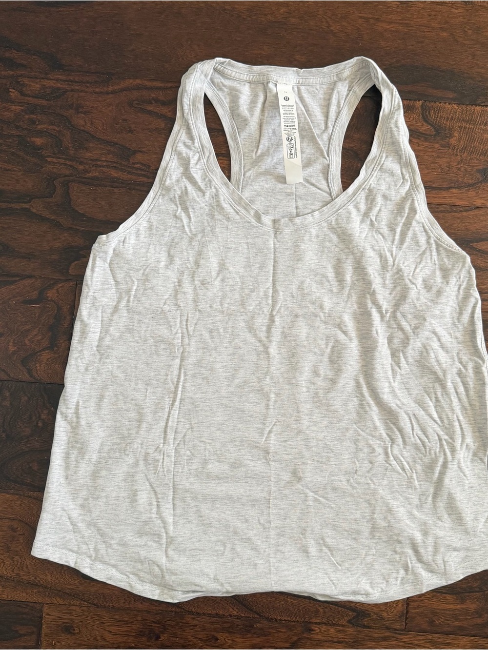 lululemon athletica Love Tank Top Light Gray Racerback